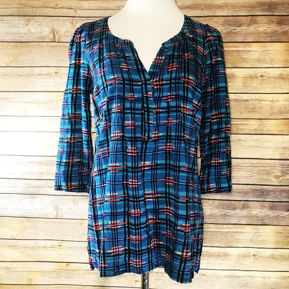 Anthropologie Tops - Anthropologie Plenty by Tracy Reese Plaid Blouse